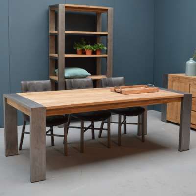 Industrie Esstisch Mike 200 X 100 Cm Esszimmertisch Massivholz Dinnertisch Metall Vintage Grau Auswahl 1 X Esszimmertisch Graue Esstische Esstisch Holz Metall