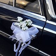10 B Blesiya Lazo de Flores para Boda Decoraci/ón de Coche Carro de Boda Adornos