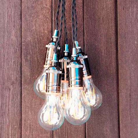 Teardrop Glass Filament 19 Cord Chandelier Teardrop Glass Filament 19 Cord Chandelier