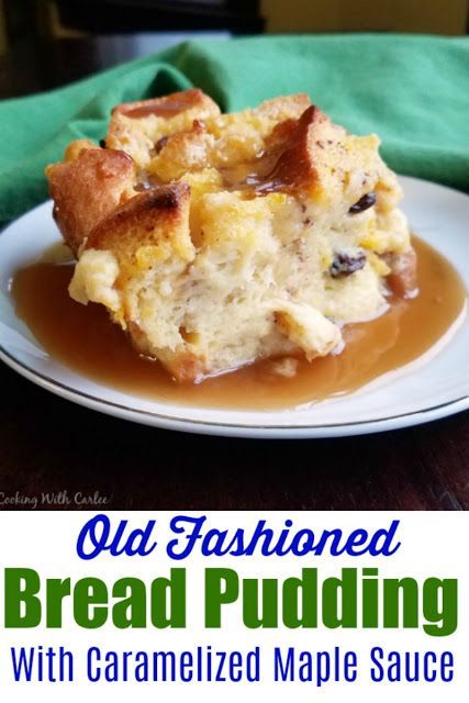 A Classic Bread Pudding Spiced With Cinnamon And Dotted With