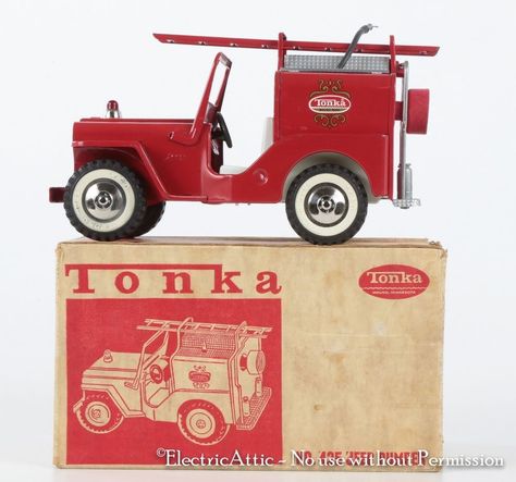 tonka jeep fire truck