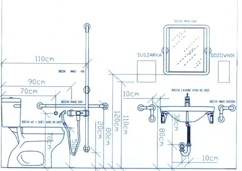 Alturas de accesorios de baño Bathroom Toilets Pinterest - plan cuisine restaurant normes Alturas de accesorios de baño Bathroom Toilets Pinterest - plan cuisine restaurant normes