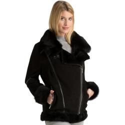 Melissa schwarze Damen Lammfelljacke Trendzone (2020 Melissa schwarze Damen Lammfelljacke Trendzone (2020