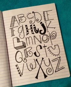 abecedario tumblr - Buscar con Google | Tipografía | Letras creativas