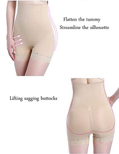 Zexxxy Women Butt Lifter Shapewear Hi-Waist Tummy Control Body Shaper Panty Waist Trainer