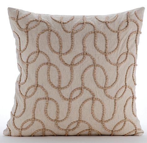 Natural Beige Throw Pillow Covers 20x20 20x20 Pillow Cover~Beige Throw Pillow