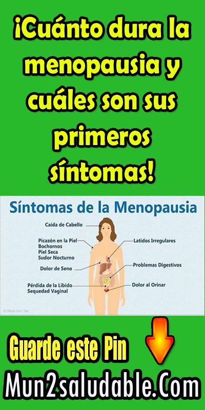 Que es la menopausia y sus sintomas en la mujer