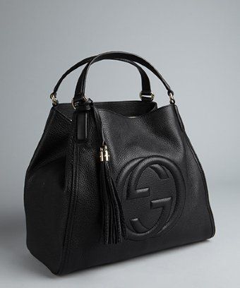 Pin By Hodeis On Outfits In 2020 Black Leather Handbags Gucci Bag Purses Leather Handbags Gucci Bag Purses