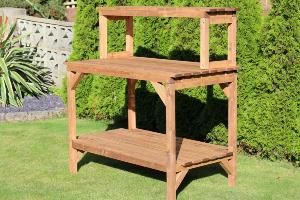 Heavy Duty wooden 8ft potting table 8/' x 30/" Greenhouse staging