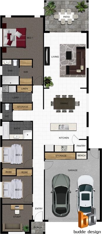 Pin by Ana Flavia Magalhaes on Planta baixa Pinterest - idee plan maison en longueur Pin by Ana Flavia Magalhaes on Planta baixa Pinterest - idee plan maison en longueur