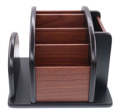 Wood Remote Holder Caddy 4 Compartments Pencils Phones Rustic Table TV Remote Control Organizer Desktop Multi-use Office Supplies Organization Storage Caddy for Remotes Wood Remote Holder Caddy 4 Compartments Pencils Phones Rustic Table TV Remote Control Organizer Desktop Multi-use Office Supplies Organization Storage Caddy for Remotes