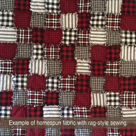 MINI RED COTTON PLAID BY THE YARD