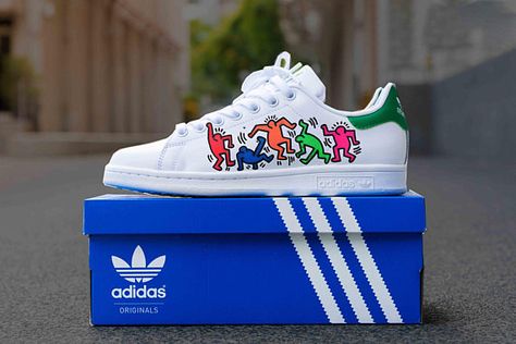 dancing People Haring keith Adidas Sneakers Stan Smith custom Custom AwqCXvq