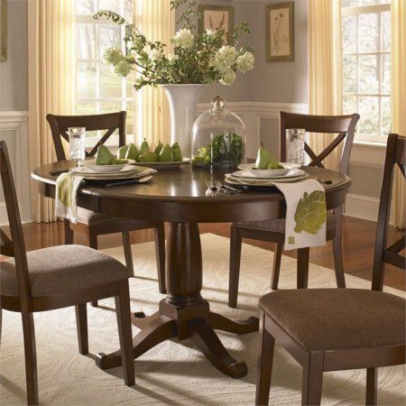 A America Desoto Oval Extendable Dining Table Walmart Com Space Saving Dining Room Dining Room Table Decor Round Dinning Room Table