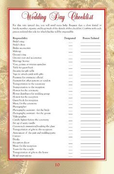 Able Wedding Day Ng List 22 Things You Might Not 10 Things Not To Do The Week Before Your Wedding
