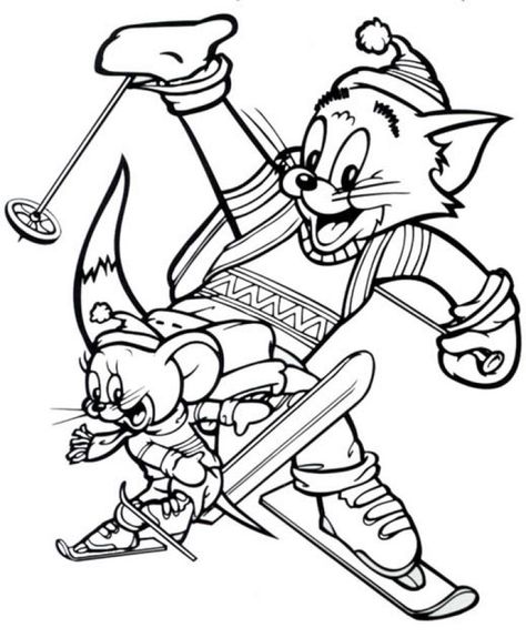 Tom Jerry Malvorlage Tom Und Jerry Ausmalbilder Und Malvorlagen