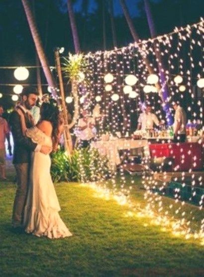 23 Marvelous Outdoor Garden Fairy Lighting Decorating Ideas Romantic Backyard Candle Light Dinner Romantic Date Night Ideas