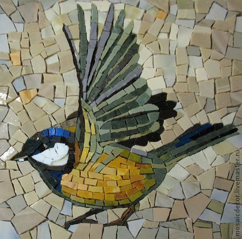 Заказать в один клик Птицы в лесу, мозаика - Mosaic Natural