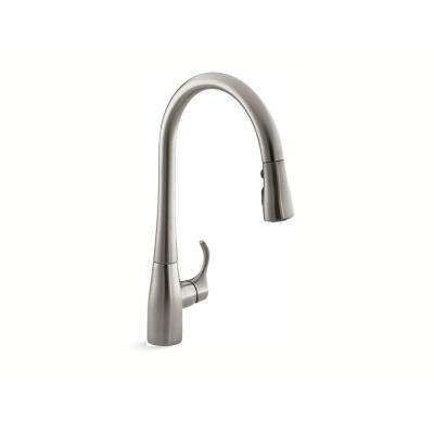 Simplice Single Handle Pull Down Sprayer Kitchen Faucet With Pull Down Sprayer Kitchen Faucet