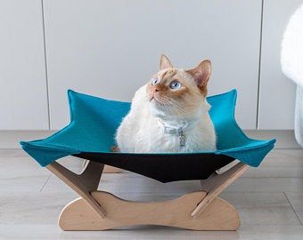 Cama Hamaca Para Animales Pequeños Azul Cama Hamaca Para Animales Pequeños Azul