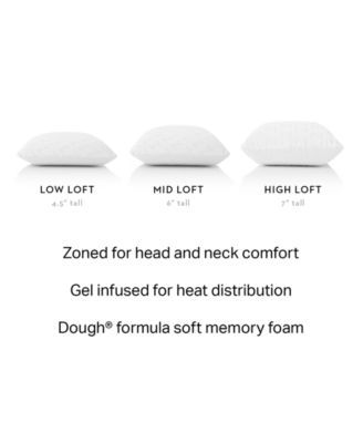 Malouf Z Zoned Gel High Loft Queen Malouf Z Z Gel Infused Dough Pillow