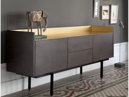 Punt Stockholm Sideboard Finished With An Amazing Gold Metal Top Punt Stockholm Sideboard finished with an amazing Gold Metal Top (http://www.cimmermann.co.uk/product/punt_mobles_stockholm_sideboard_low/) | Pinterest ... - Punt Stockholm Sideboard Finished With An Amazing Gold Metal Top