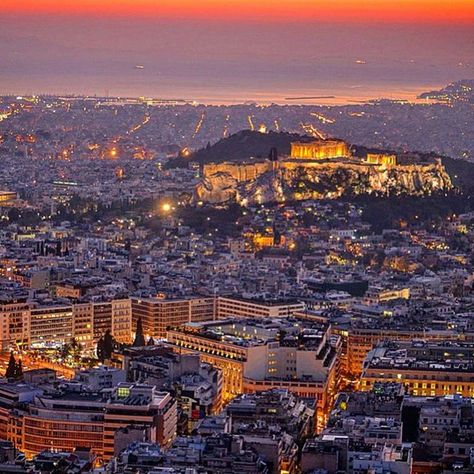 Goodnight From Beautiful Greece The Stunning Sunset In Athens Photo By Stef Greece Greece Hellas Athens Parthenon Acropolis With Images Ellada A8hna Topo8esies