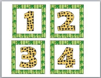 jungle safari theme classroom decor number labels 1 40 with jungle numbers safari theme classroom jungle safari theme classroom classroom themes