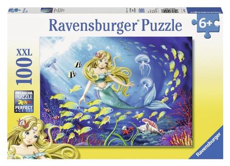500pcs Mysterious Ocean Mermaid Wooden Framless Puzzle Toy DIY Jigsaw Puzzles