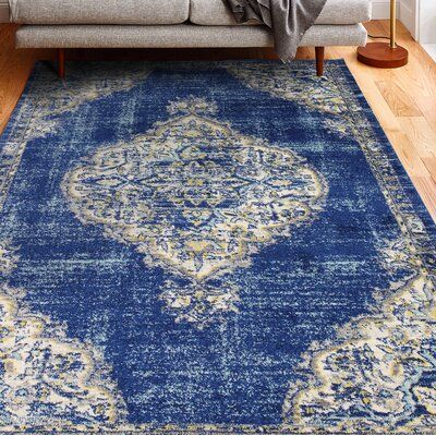 World Menagerie Chupp Ivory Blue Yellow Area Rug Wayfair Area Rugs Yellow Area Rugs Rugs