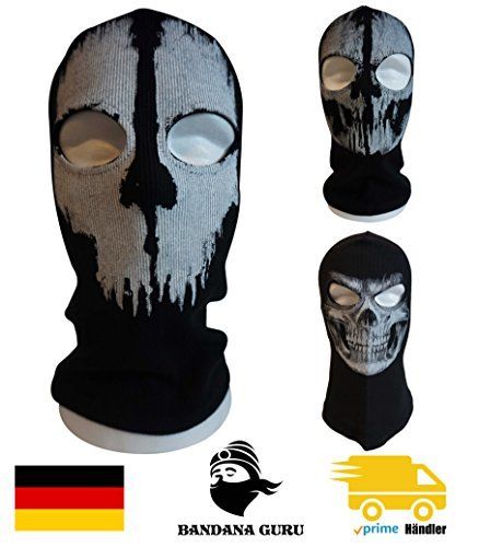Bandana Guru Cagoules Fant/ômes Masque Cr/âne Masque de Ski Masque moto Masque de vent Masque de Snowboard pour Sport Ext/érieur Paintball