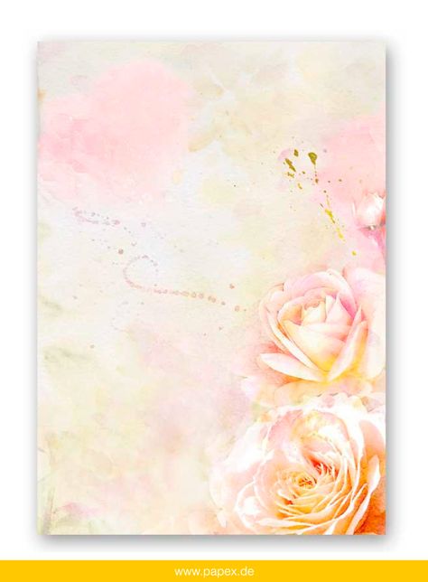 100g//qm 20 Blatt Briefpapier Motivpapier mit Blumen-Blüten-Motiv