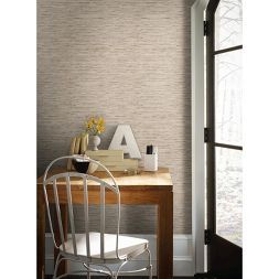 Roommates Grasscloth Peel Stick Wallpaper In Grey Bed Bath Beyond Nuwallpaper Grasscloth Wallpaper Peel And Stick Wallpaper