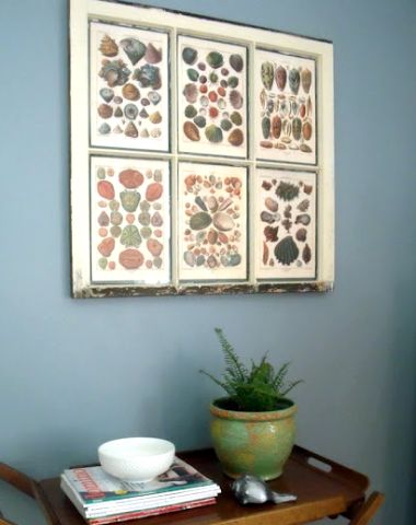 Coastal Wall Decor Ideas With Old Window Frames Glass Art - Window Wall Art Ideas Coastal Wall Decor Ideas With Old Window Frames Glass Art - Window Wall Art Ideas