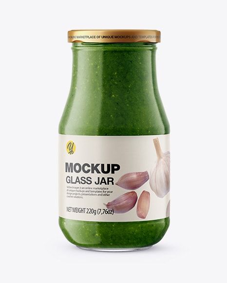 Download Glass Jar With Pesto Sauce Free Mockup Pixelsdesign Net Pesto Sauce Glass Jars Glass Packaging