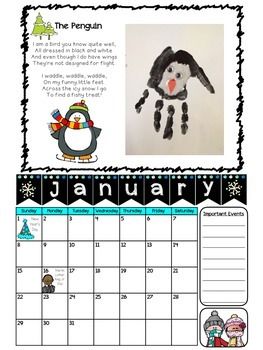 Handprint Calendar 2021 Handprint Calendar Handprint Calendar Preschool Kids Calendar 2021 handprint calendar