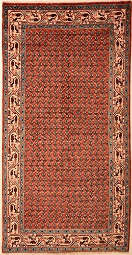 Catalina Rug Persian Rug Arak Wool Red Boteh 3x7 Hand Knotted Oriental Carpet One Of A Kind Genuine 3 5 Oriental Carpets Persian Rug Carpet