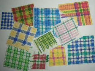 Needlepoint Kit or Canvas Custom Name Tartan