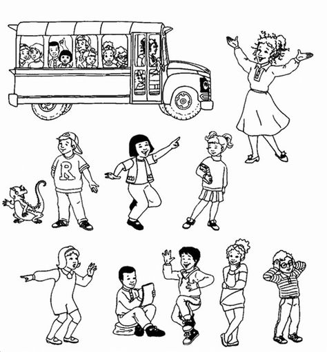 Marvelous Picture of Magic School Bus Coloring Pages Magic school bus