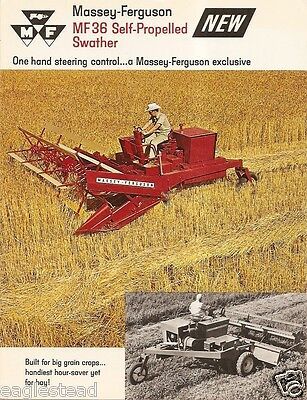 Farm Equipment Brochure Massey Ferguson Mf 36 Swather 1968 1 68 F1256 In 21 Massey Ferguson Farm Equipment Ferguson Farm Equipment Brochure Massey Ferguson Mf 36 Swather 1968 1 68 F1256 In 21 Massey Ferguson Farm Equipment Ferguson