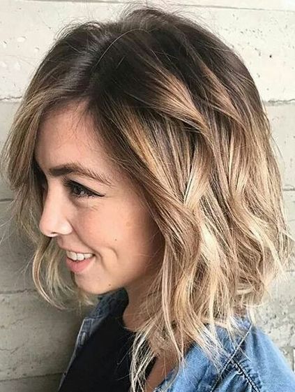 Medium Hairstyles For Winter Spring 2018 Brunette To Blonde