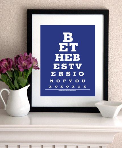 eye exam chart print nice nod to my days as an optician eye chart