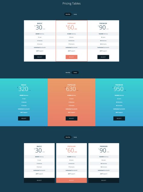 30 FREE pricing tables with css and html templates included for - price chart template 30 FREE pricing tables with css and html templates included for - price chart template