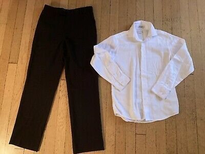 boys white pants size 10