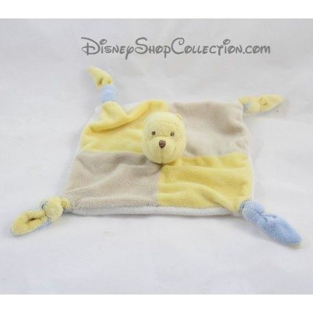 Doudou plat noeuds Winnie l'ourson jaune rouge bleu Disney Baby Ours Plat Se Doudou plat noeuds Winnie l'ourson jaune rouge bleu Disney Baby Ours Plat Se
