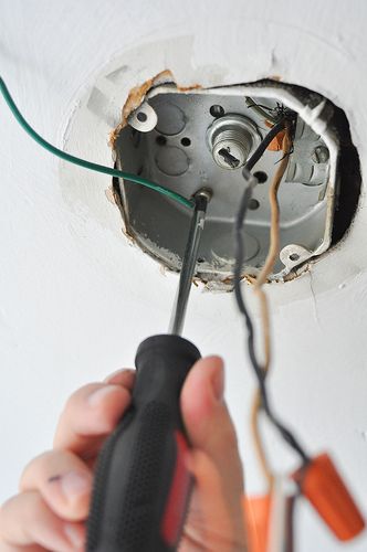 Pin On Make Mend Pin On Make Mend, Install Light Fixture Without Ground Wire