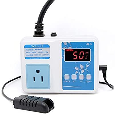 Amazon Com Willhi Wh1436h Mini Plug N Play Digital Air Humidity Controller With Probe For Humidifier Dehumidi In 2020 Dehumidifiers Digital Thermostat Humidity Sensor