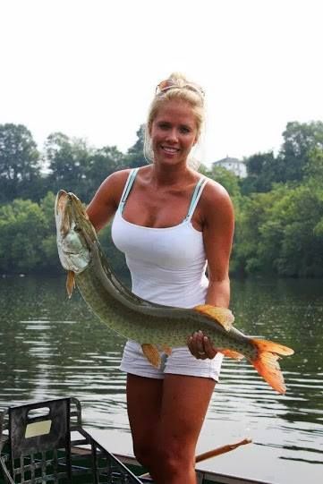 Redhead In Jeans Fish N Chicks Calendar