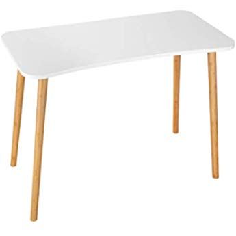 Mesa Escritorio Mesa Ordenador Mesa Pequeña Escritorio Ordenador para Estudio Oficina Dormitorio Blanco 100x50x75cm