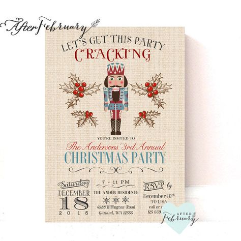 list of pinterest nutcracker party invitations ideas nutcracker